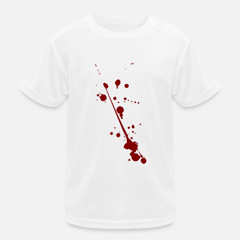 Blutflecken Kinder Funktions-T-Shirt