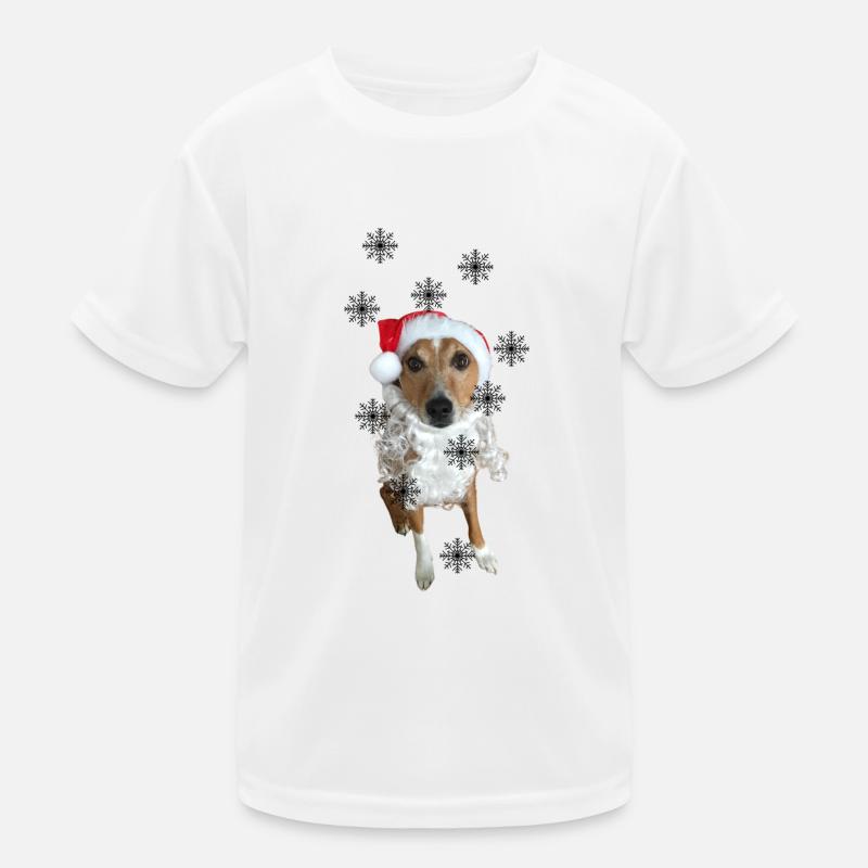 Weihnachts Hund / Schnitzel Kinder Funktions-T-Shirt