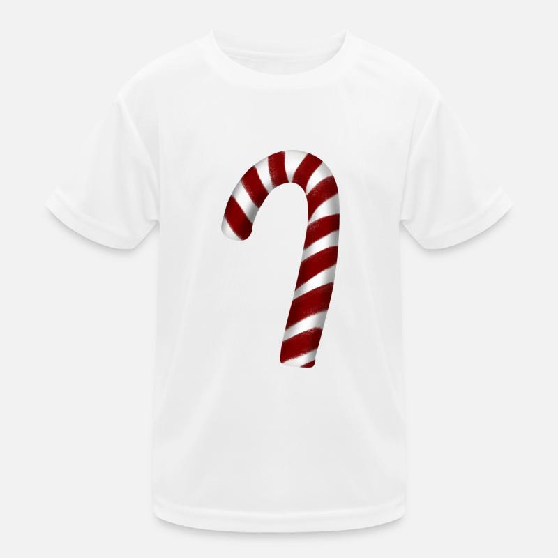 Noël Candy Cane, Design de Noël T-shirt sport Enfant