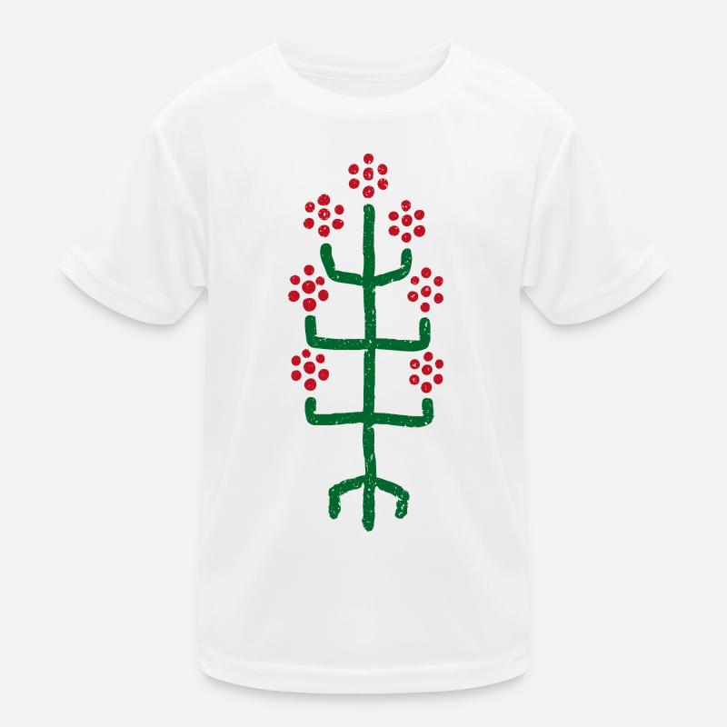 Blume Minimal Kinder Funktions-T-Shirt