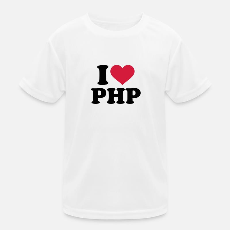 I love PHP Kids Functional T-Shirt