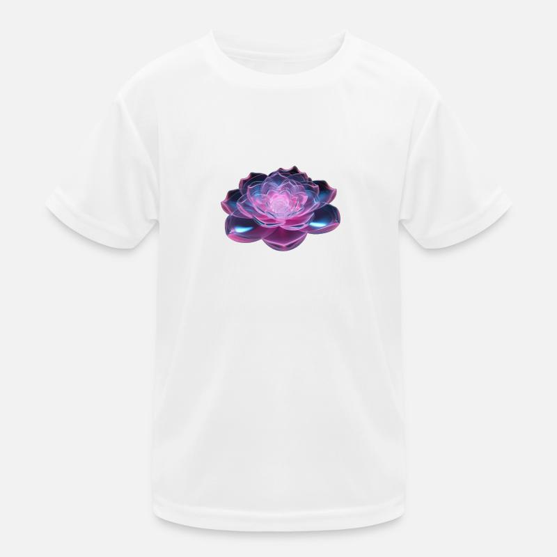 Fleur 3D T-shirt sport Enfant
