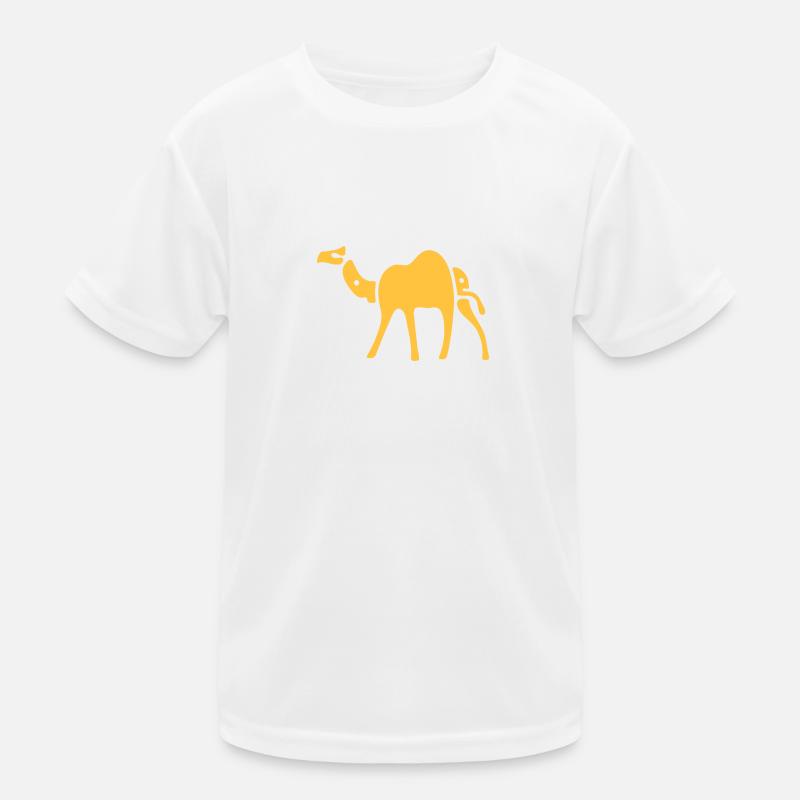 Witzige Kamel Illustration als Schriftzug! Kinder Funktions-T-Shirt