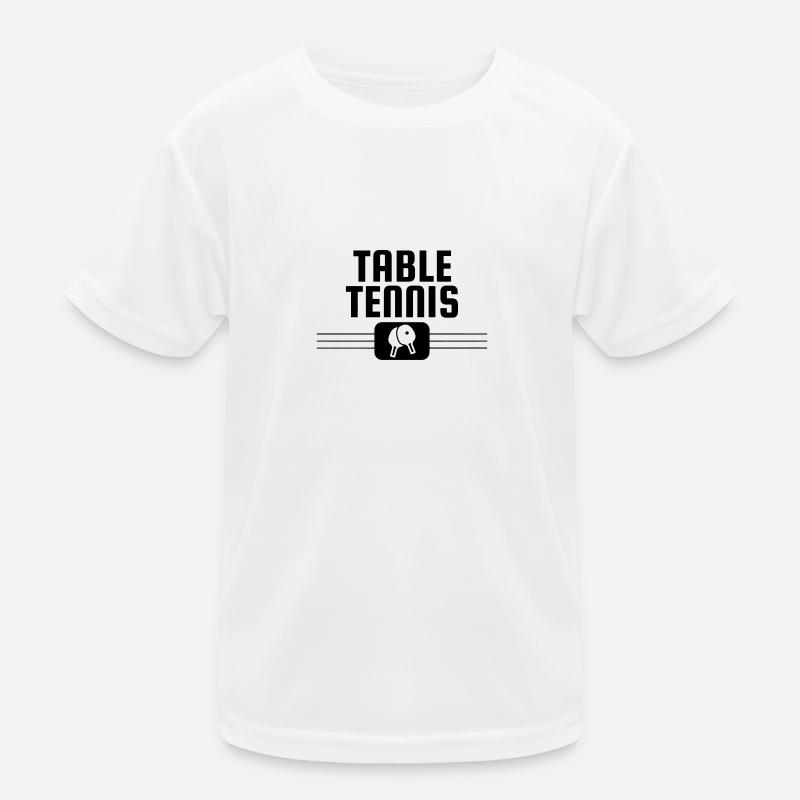 Table Tennis - Ping Pong - Sport - Racket - Ball Kids Functional T-Shirt