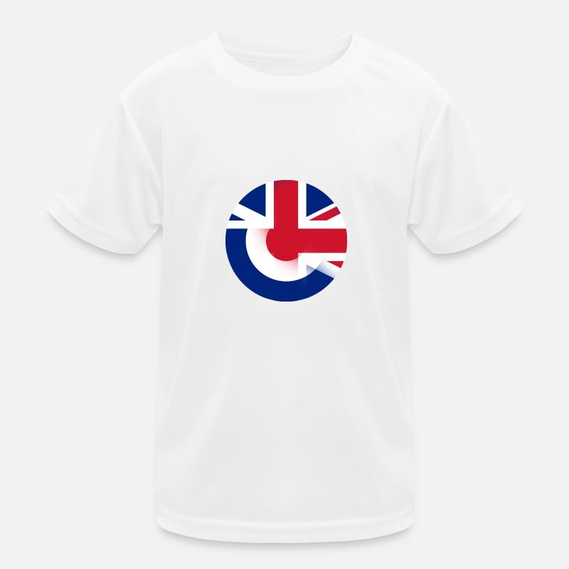 Mod Union Jack combo - Kids Functional T-Shirt - white