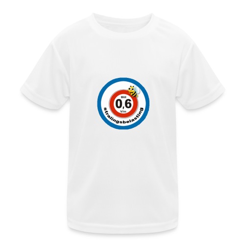 Logo 0,6Vpm zonder mail - Functioneel T-shirt voor kinderen
