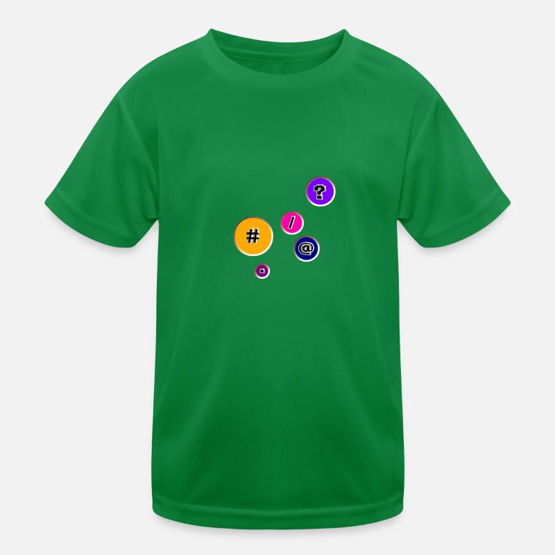 Boutons avec caractères T-shirt sport Enfant