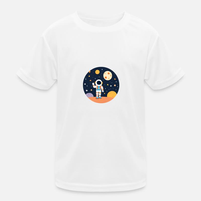 Greetings from space Kids Functional T-Shirt