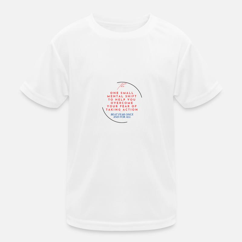 Überwindung der Angst Kinder Funktions-T-Shirt