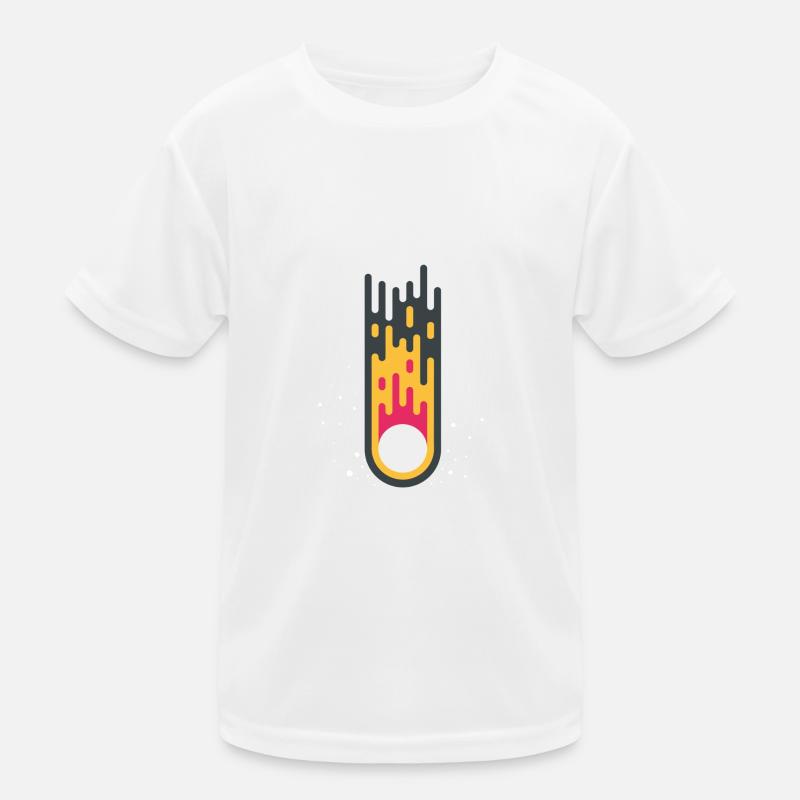Meteor | Flat design Kids Functional T-Shirt