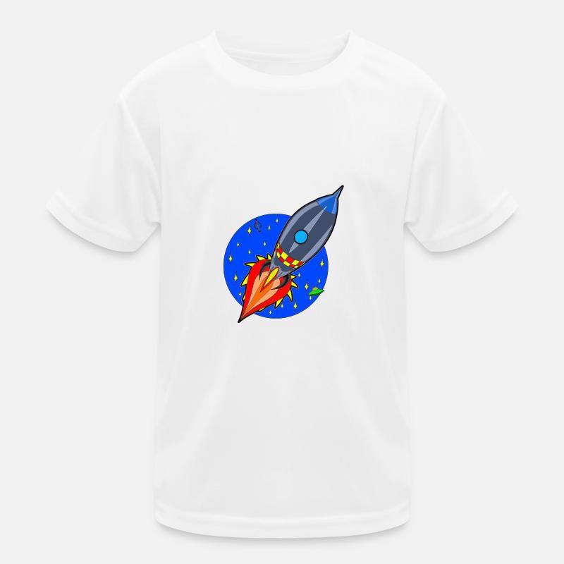 Funny Little Rocket T-shirt sport Enfant