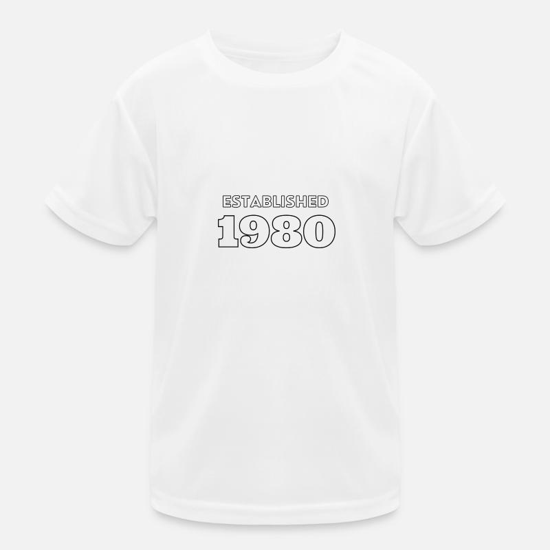 Established 1980 Kids Functional T-Shirt