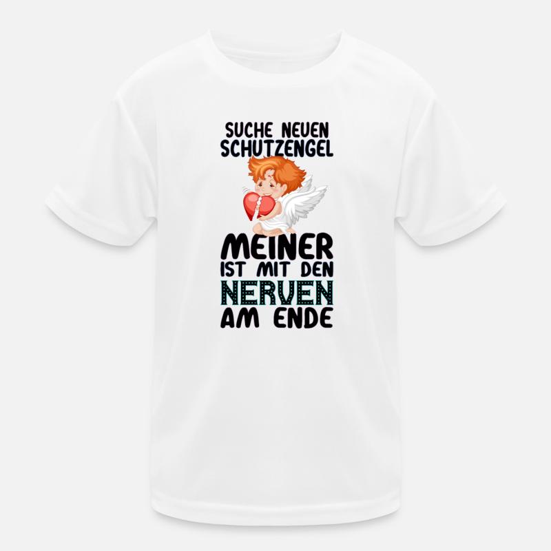 Suche Schutzengel Nerven Kinder Funktions-T-Shirt