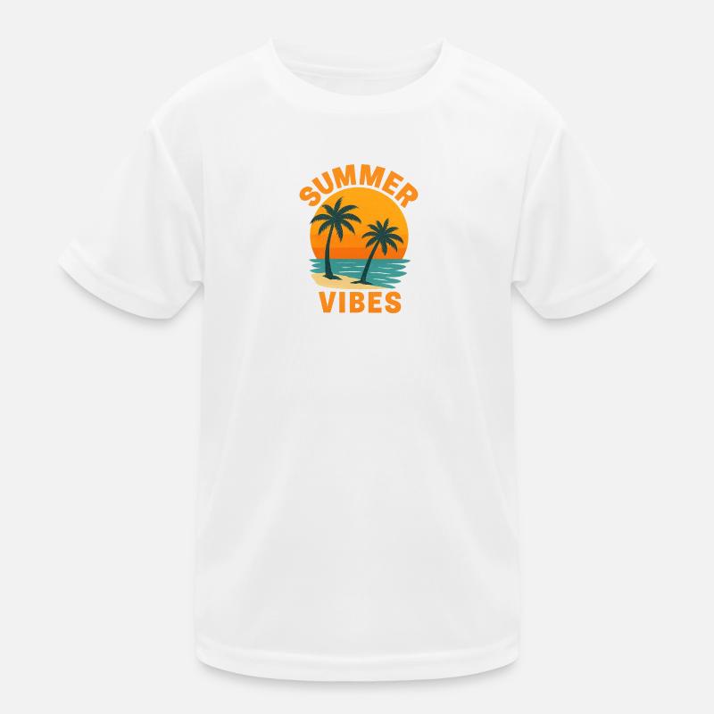 Summer Vibes Kinder Funktions-T-Shirt