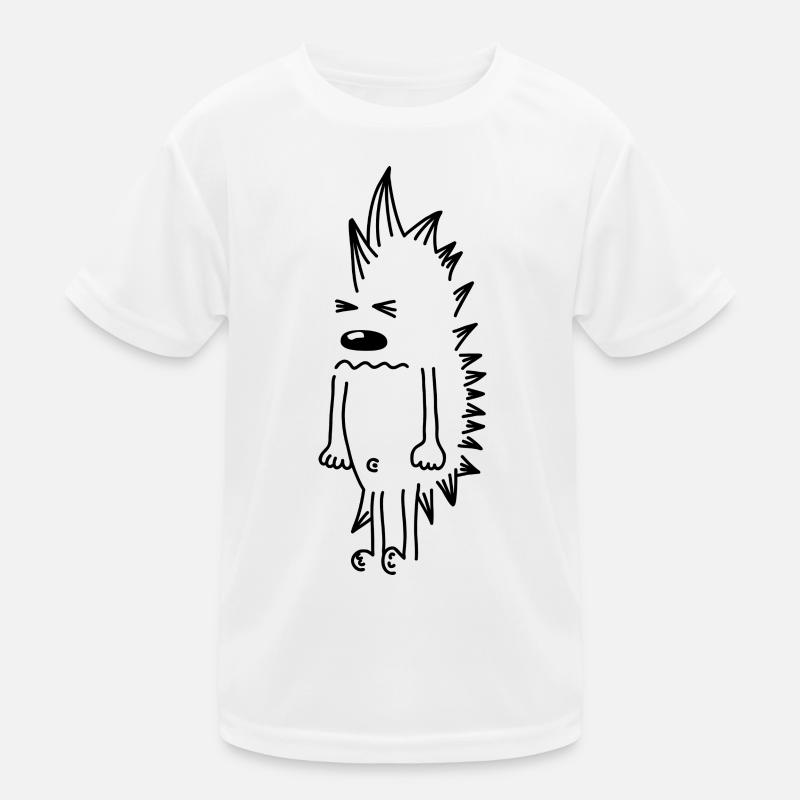 Grumpy Hedgehog – Kawaii Stinger Comic Kids Functional T-Shirt