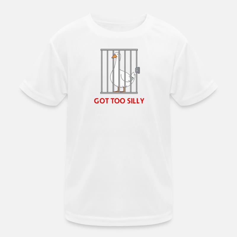 Goose – Wurde zu albern Kinder Funktions-T-Shirt