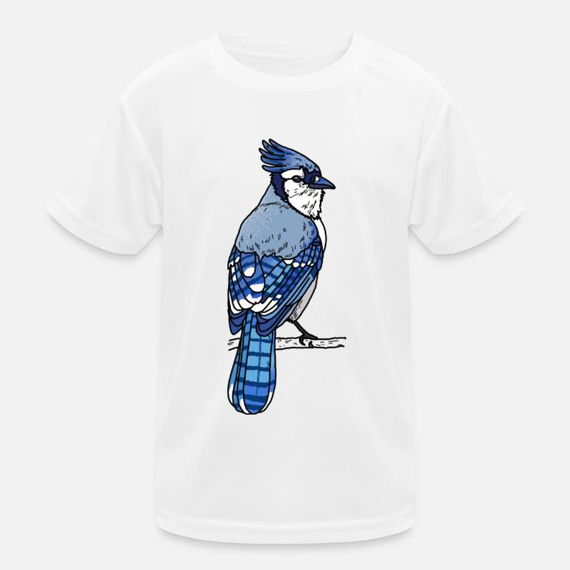 Blue jay Kids Functional T-Shirt