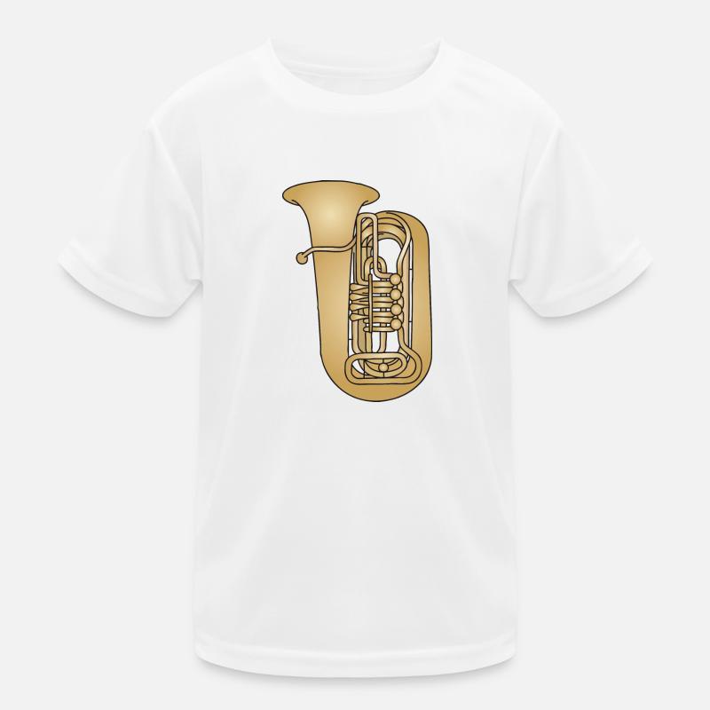 TUBA Blechblasinstrument Kinder Funktions-T-Shirt