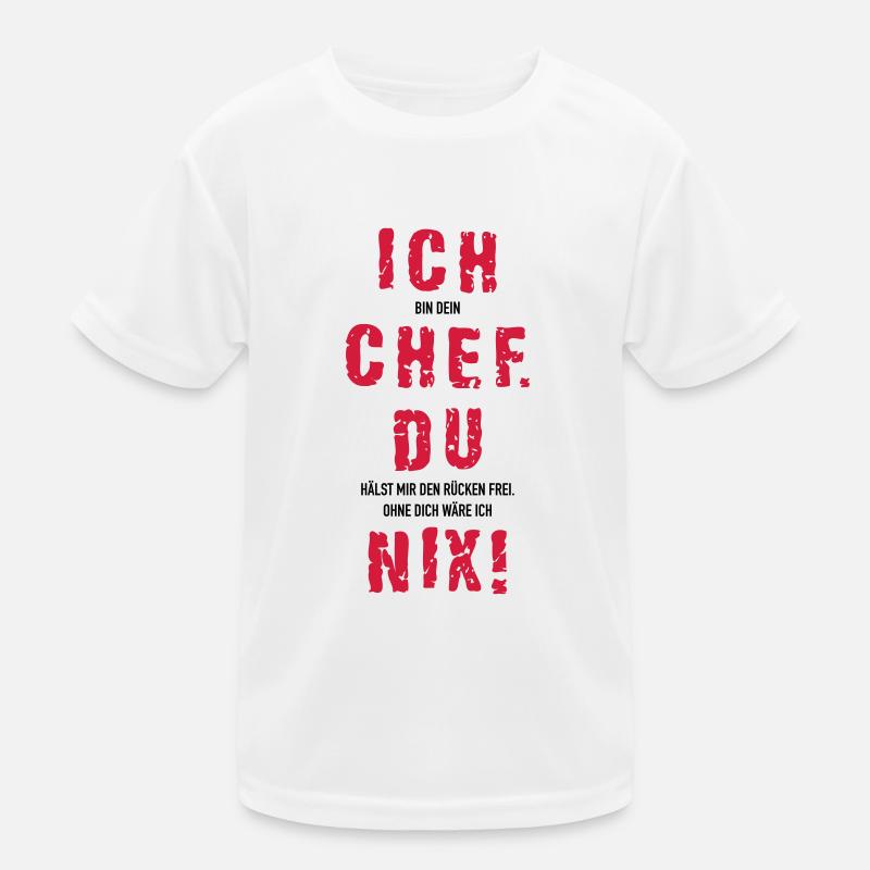 Ich Chef du nix Kinder Funktions-T-Shirt