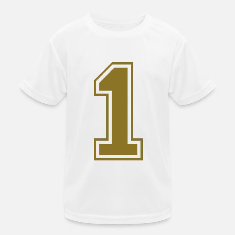 nummer - 1 Kinder Funktions-T-Shirt
