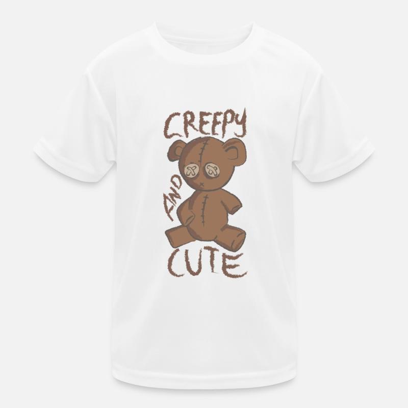 Halloween Unheimlich und süß Teddybär Kinder Funktions-T-Shirt