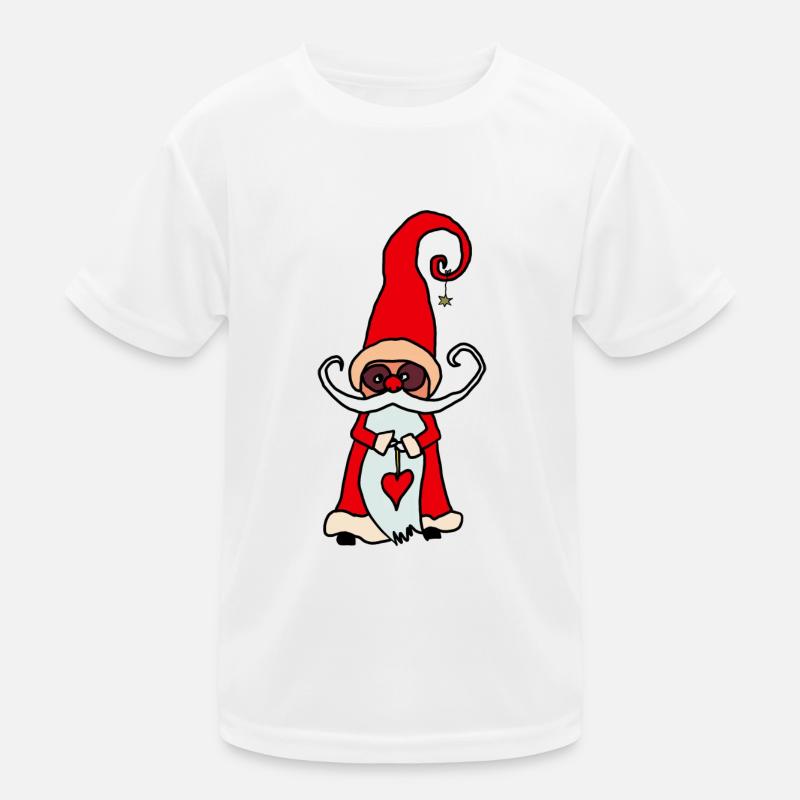 Weihnachtsmann Kinder Funktions-T-Shirt