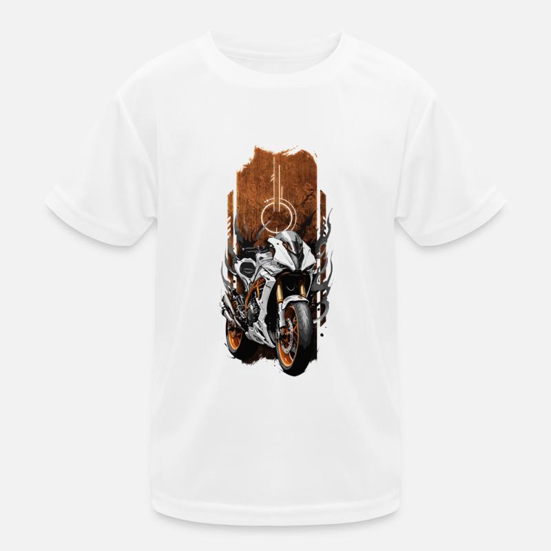 Velocity Rush: Rennrad-Design Kinder Funktions-T-Shirt