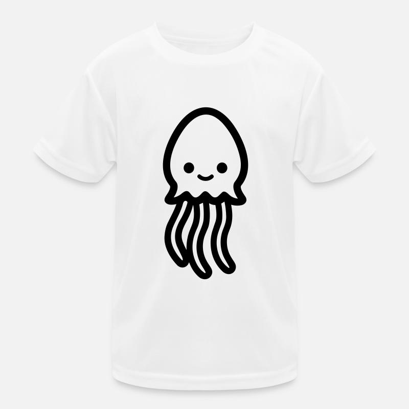 Qualle Kinder Funktions-T-Shirt