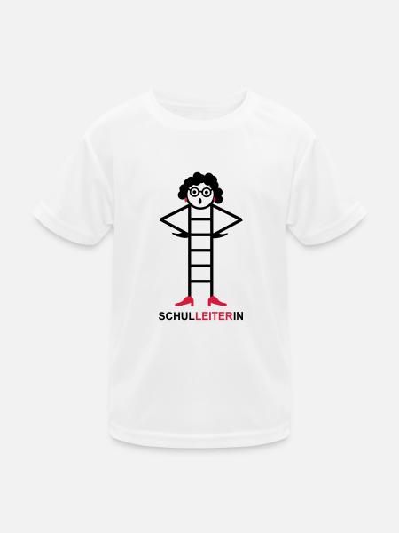 Schulleiterin - Kinder Funktions-T-Shirt - Weiß