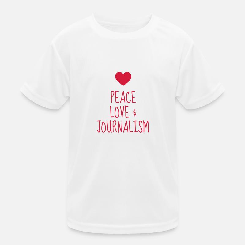 journaliste / journalisme / journal / reporter T-shirt sport Enfant