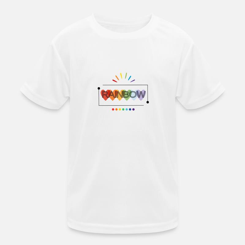 Rainbow so nice Kids Functional T-Shirt
