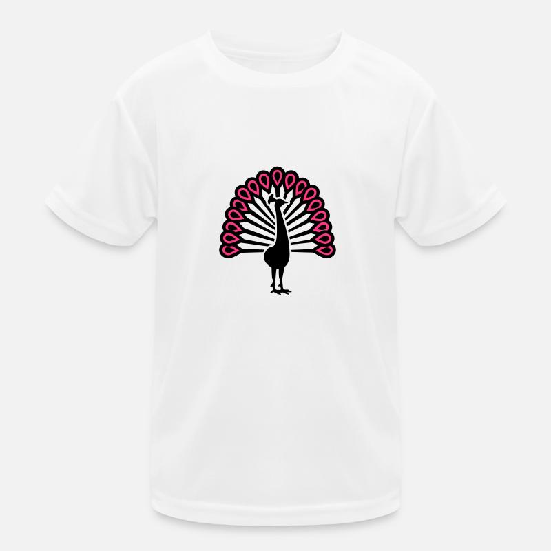 Peacock Kids Functional T-Shirt