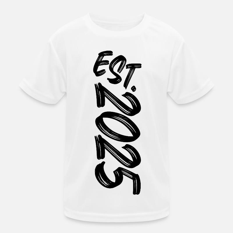 Est. 2025 - Established 2025 - Geburtstag Geschenk Kinder Funktions-T-Shirt
