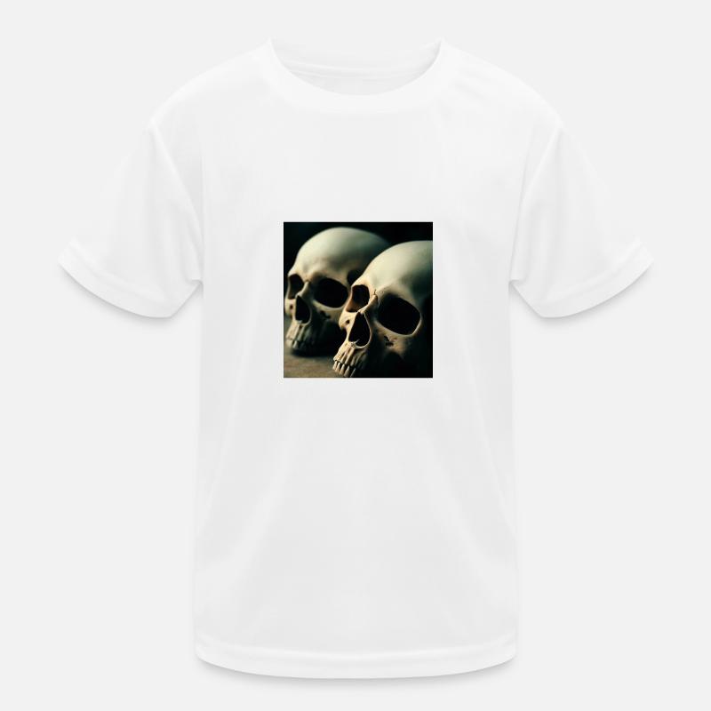 Toten kopf disgn T-shirt sport Enfant