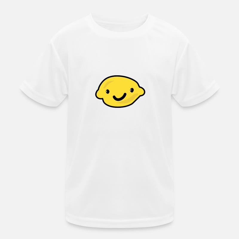 lemon - Kids Functional T-Shirt - white