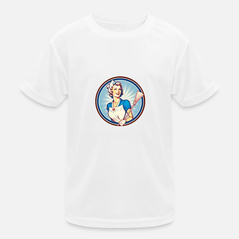 Perfekte Ehefrau - Kinder Funktions-T-Shirt - Weiß