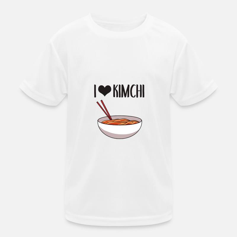 Cuisine asiatique coréenne Kimchi I cadeau T-shirt sport Enfant