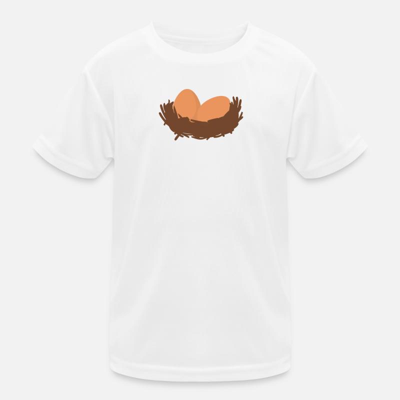 Eier Nest Egg Easter Kinder Funktions-T-Shirt