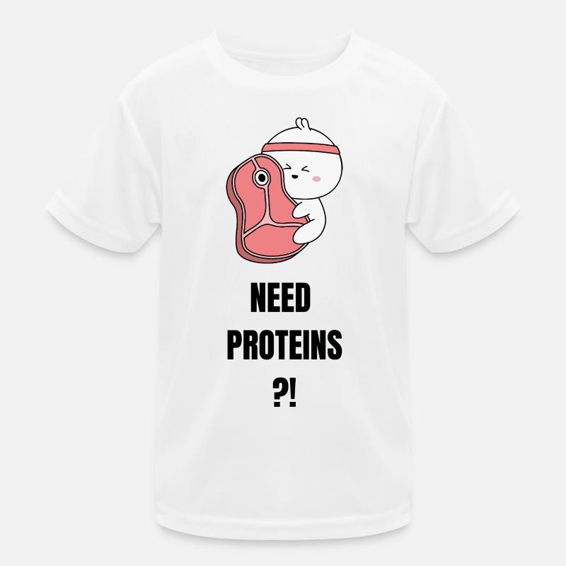 Need Proteins Kinder Funktions-T-Shirt