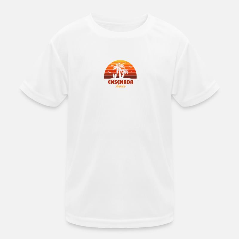 Cool Ensenada Mexico Beach Sunset Souvenir Kids Functional T-Shirt