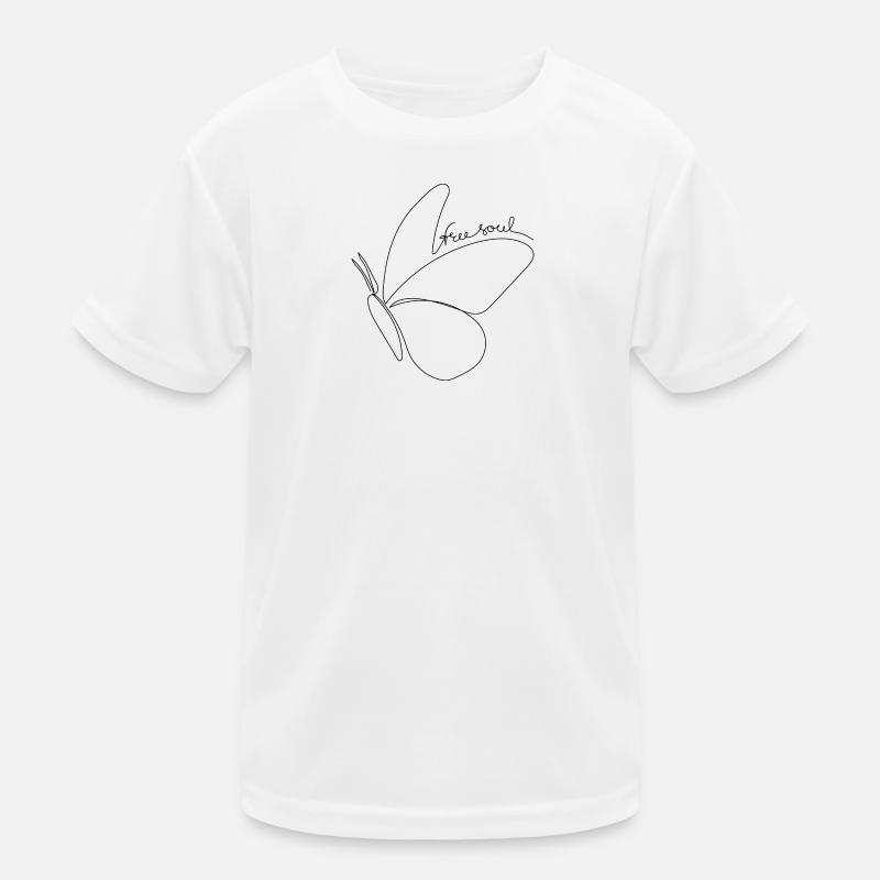Papillon - Âme libre T-shirt sport Enfant