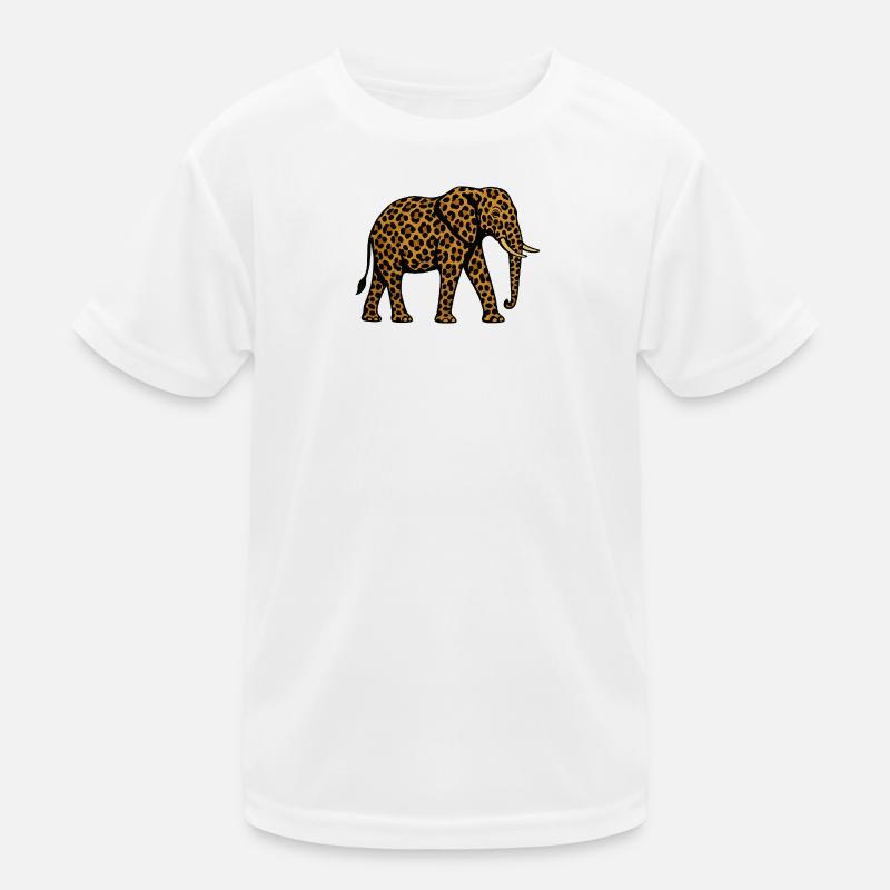 Motif léopard éléphant T-shirt sport Enfant
