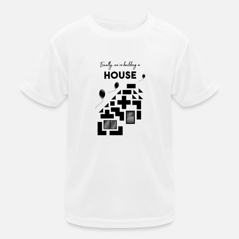 Construire une maison noir 2 T-shirt sport Enfant