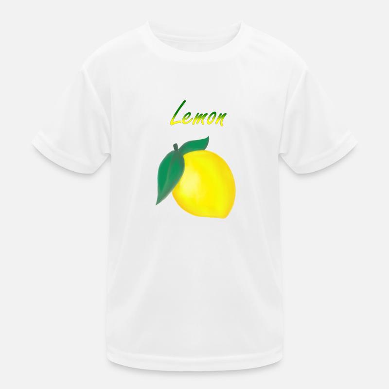 Lemon / lemon Kids Functional T-Shirt