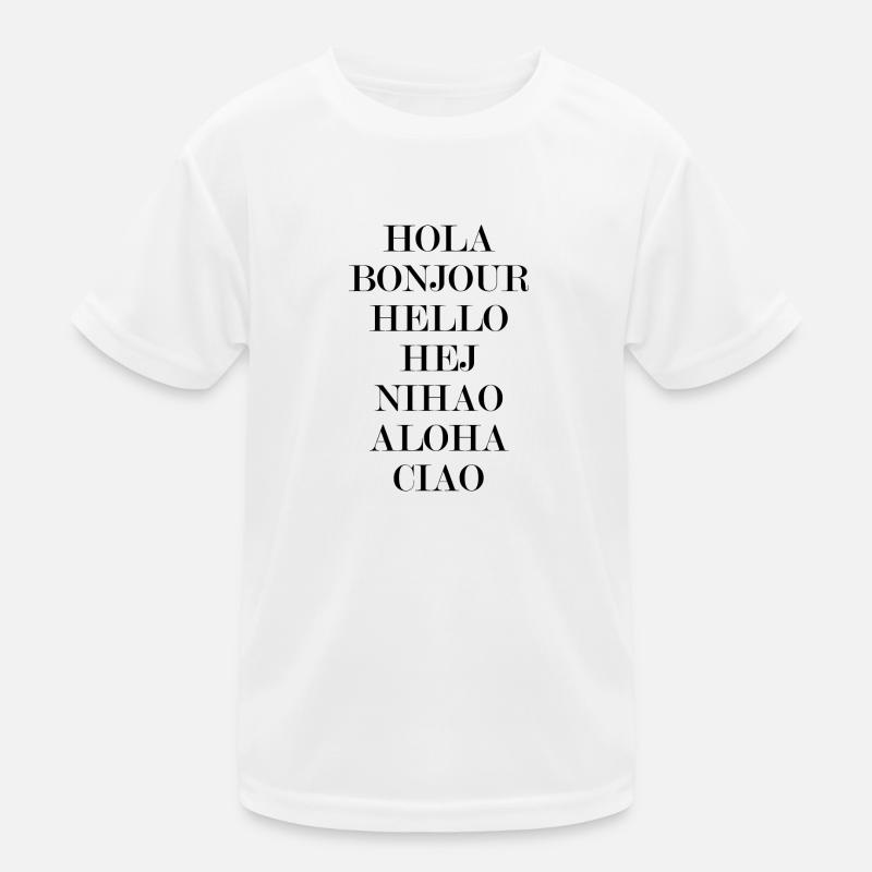 salutations T-shirt sport Enfant