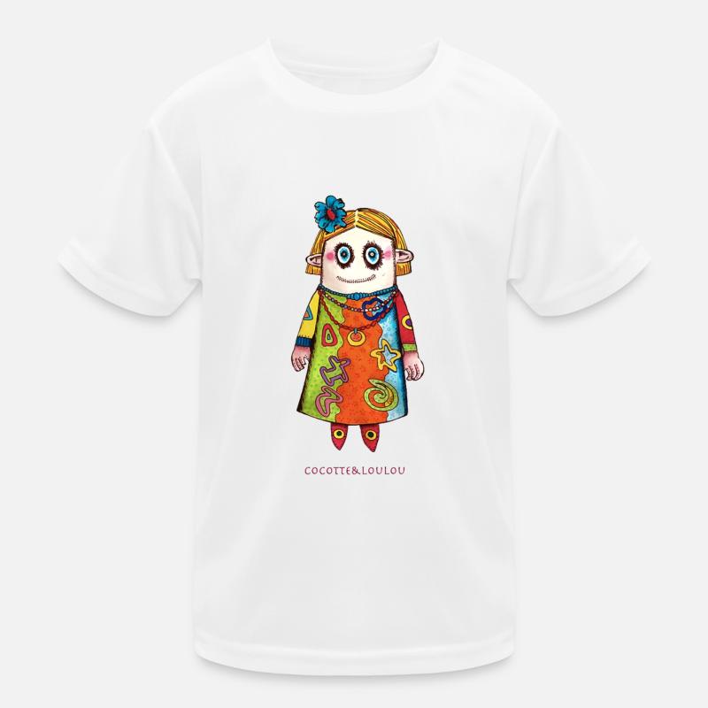 Vauda die Puppe Kinder Funktions-T-Shirt