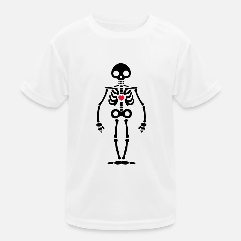 skeleton Kids Functional T-Shirt