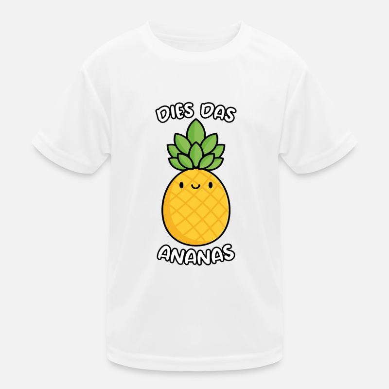 Dies Das Ananas Kinder Funktions-T-Shirt