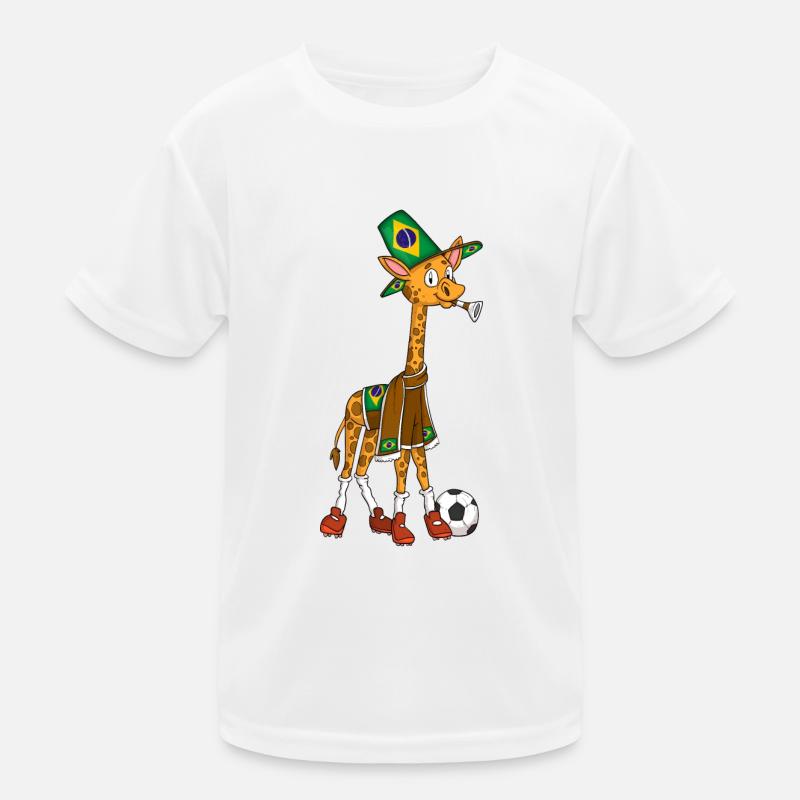 Giraffe Fan Brésil T-shirt sport Enfant