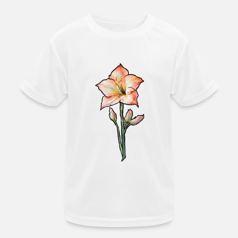 Amaryllis - Kids Functional T-Shirt - white